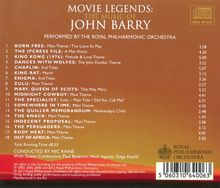 Filmmusik: Movie Legends: The Music Of John Barry, CD