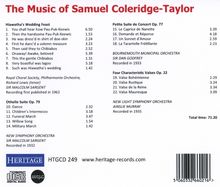 Samuel Coleridge-Taylor (1875-1912): Hiawatha's Wedding Feast, CD
