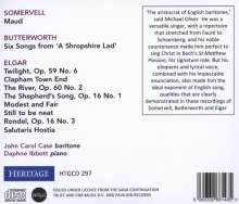 Arthur Somervell (1863-1937): Liederzyklus "Maud", CD