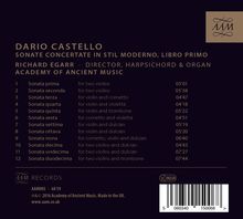 Dario Castello (1600-1658): Sonate concertate in stil moderno (Libro primo), CD