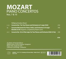 Wolfgang Amadeus Mozart (1756-1791): Konzerte für 3 &amp; 2 Klaviere &amp; Orchester KV 242 &amp; 365, CD