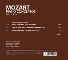 Wolfgang Amadeus Mozart (1756-1791): Klavierkonzerte Nr.25 &amp; 27, CD