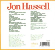 Jon Hassell (1937-2021): Vernal Equinox, CD