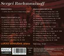 Sergej Rachmaninoff (1873-1943): Preludes op.23 Nr.1-10 &amp; op.32 Nr.1-13, CD