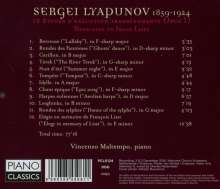 Sergei Lyapunov (1859-1924): Transcendentale Etudes op.11 Nr.1-12, CD