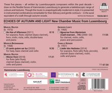 Kammerata Luxembourg - Echoes of Autumn and Light, CD