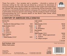 Basil Vendryes - A Century of American Viola Sonatas, CD