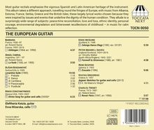 Titel: THE EUROPEAN GUITAR. Künstler: Eleftheria Kotzia (Gitarre), Evva Mizerska (Cello). Werke von verschiedenen Komponisten.