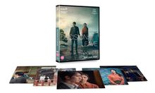 Text: "DECISION TO LEAVE", "PARK CHAN-WOOK". DVD-Hülle mit sieben Filmszenen als Karten.