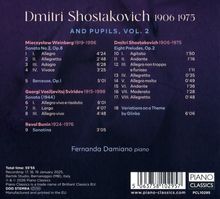 "Dmitri Shostakovich 1906-1975 AND PUPILS, VOL. 2. Mieczysław Weinberg 1919-1996. Georgi Vasilievitsj Sviridov 1915-1998."
