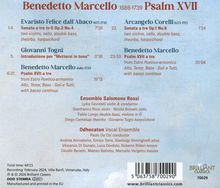 "Benedetto Marcello 1686-1739 Psalm XVII" mit Details: Komponisten, Werke, Ensembles, Instrumente, Zeitangaben, und Aufführungsort.