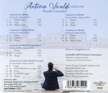 "Antonio Vivaldi, Piccolo Concertos. Concerto in C RV444, Allegro molto 4:58, Concerto in A minor RV445, Allegro 4:58. Rückansicht eines Mannes am Wasser."