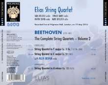 Ludwig van Beethoven (1770-1827): Sämtliche Streichquartette Vol.2, 2 CDs