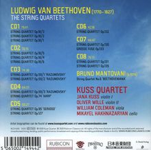 Ludwig van Beethoven (1770-1827): Streichquartette Nr.1-16, 8 CDs