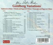 Johann Sebastian Bach (1685-1750): Goldberg-Variationen BWV 988 für Orgel, 2 CDs