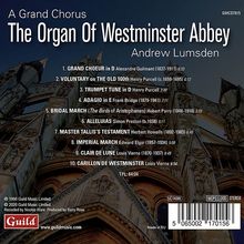 The Organ of Westminster Abbey - A Grand Chorus, CD