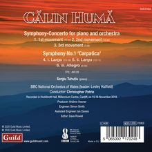 Calin Huma (geb. 1965): Symphonie Nr.1, CD