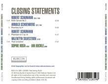 Sophie Rosa - Closing Statements, CD