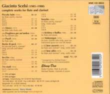Giacinto Scelsi (1905-1988): Sämtliche Werke für Flöte &amp; Klarinette, CD