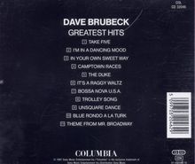 Dave Brubeck (1920-2012): Greatest Hits, CD