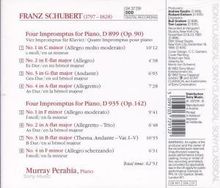 Franz Schubert (1797-1828): Impromptus D.899 &amp; 935, CD