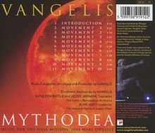 Vangelis (1943-2022): Mythodea - Music For The Nasa Mission: 2001 Mars Odyssey, CD