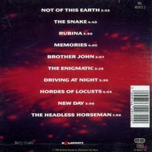 Joe Satriani: Not Of This Earth, CD