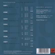 Ludwig van Beethoven (1770-1827): Sämtliche Streichquartette (Artemis Quartett), 7 CDs