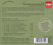 Franz Liszt (1811-1886): Ungarische Rhapsodie, CD