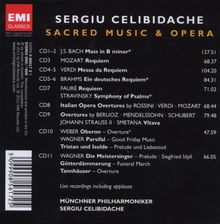 Celibidache-Edition Vol.4 - Geistliche Musik &amp; Oper, 11 CDs