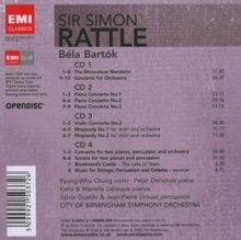 Bela Bartok (1881-1945): Simon Rattle dirigiert Bartok, 4 CDs