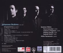 Johannes Brahms (1833-1897): Streichquartett Nr.1, CD