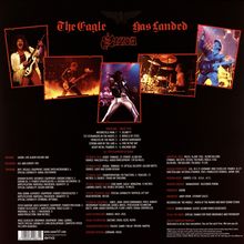 Saxon: The Eagle Has Landed (Live) (Limited Edition) (Red with Black Splatter Vinyl), LP