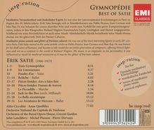 Erik Satie (1866-1925): Gymnopedie - Best of Satie, CD