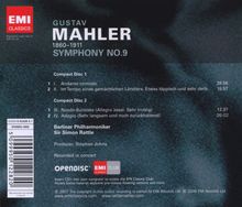 Gustav Mahler (1860-1911): Symphonie Nr.9, 2 CDs