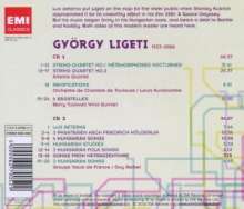 György Ligeti (1923-2006): Streichquartette Nr.1 &amp; 2, 2 CDs