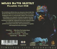 Miles Davis (1926-1991): Fillmore West 1970, CD