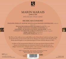 Marin Marais (1656-1728): Pieces en Trio "Trios Pour Le Coucher Du Roi", 2 CDs