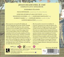 Jehan de Lescurel: Complete Love Songs Book, CD