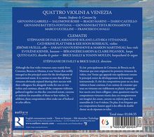 Quattro Violini A Venezia, CD