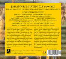Johannes Martini (1430-1497): Psalmen,Chansons,Motetten,Mess-Sätze,Instrumentalmusik, CD