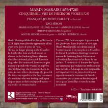Marin Marais (1656-1728): Pieces de Viole Buch 5 (1725), 3 CDs