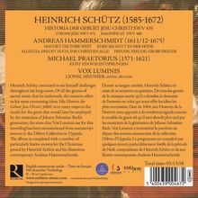 Heinrich Schütz (1585-1672): Historia der Geburt Christi SWV 435, CD