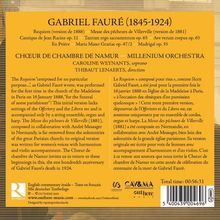 Gabriel Faure (1845-1924): Fauré: Requiem (1888), CD