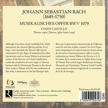 Johann Sebastian Bach (1685-1750): Ein Musikalisches Opfer BWV 1079 (für Orgel), CD