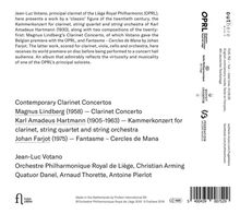 Contemporary Clarinet Concertos, CD