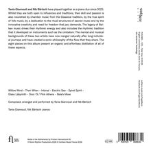 Tania Giannouli und Nik Bärtsch: Klavierduo seit 2023. Stücke: "Willow Wind", "Then When". FUGA LIBERA Logo unten links.