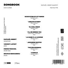 Raphaël Imbert: Songbook (Live), CD