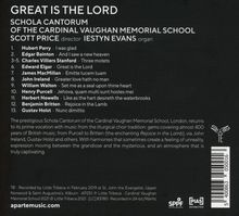 Great is the Lord - A Collection of Sacred Music from the British Isles, CD