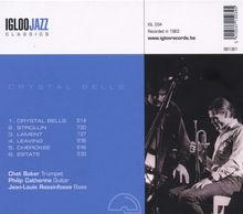 Jean-Louis Rassinfosse, Chet Baker &amp; Philip Catherine: Crystal Bells, CD